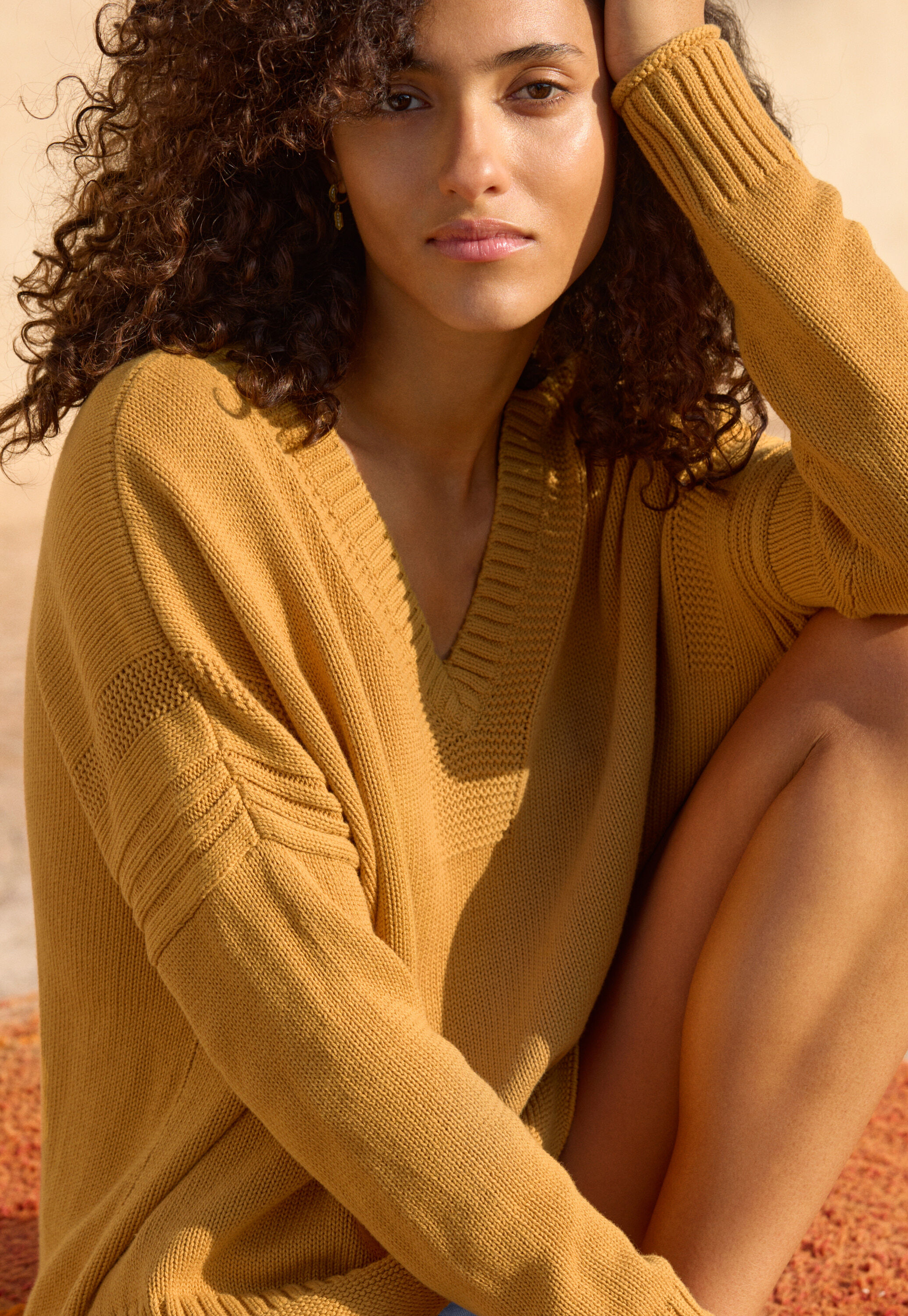 V-neck sweater