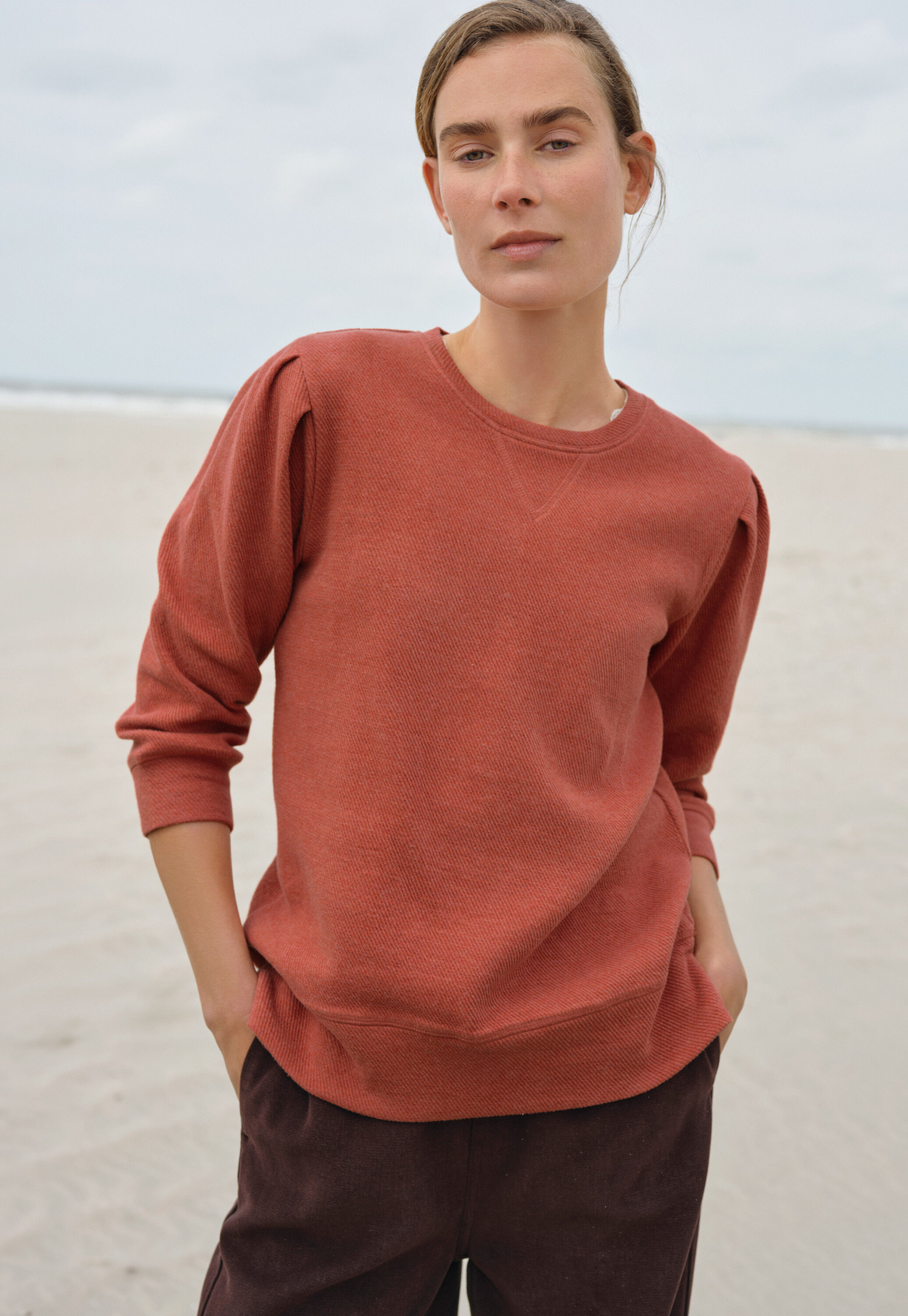 Button-through top