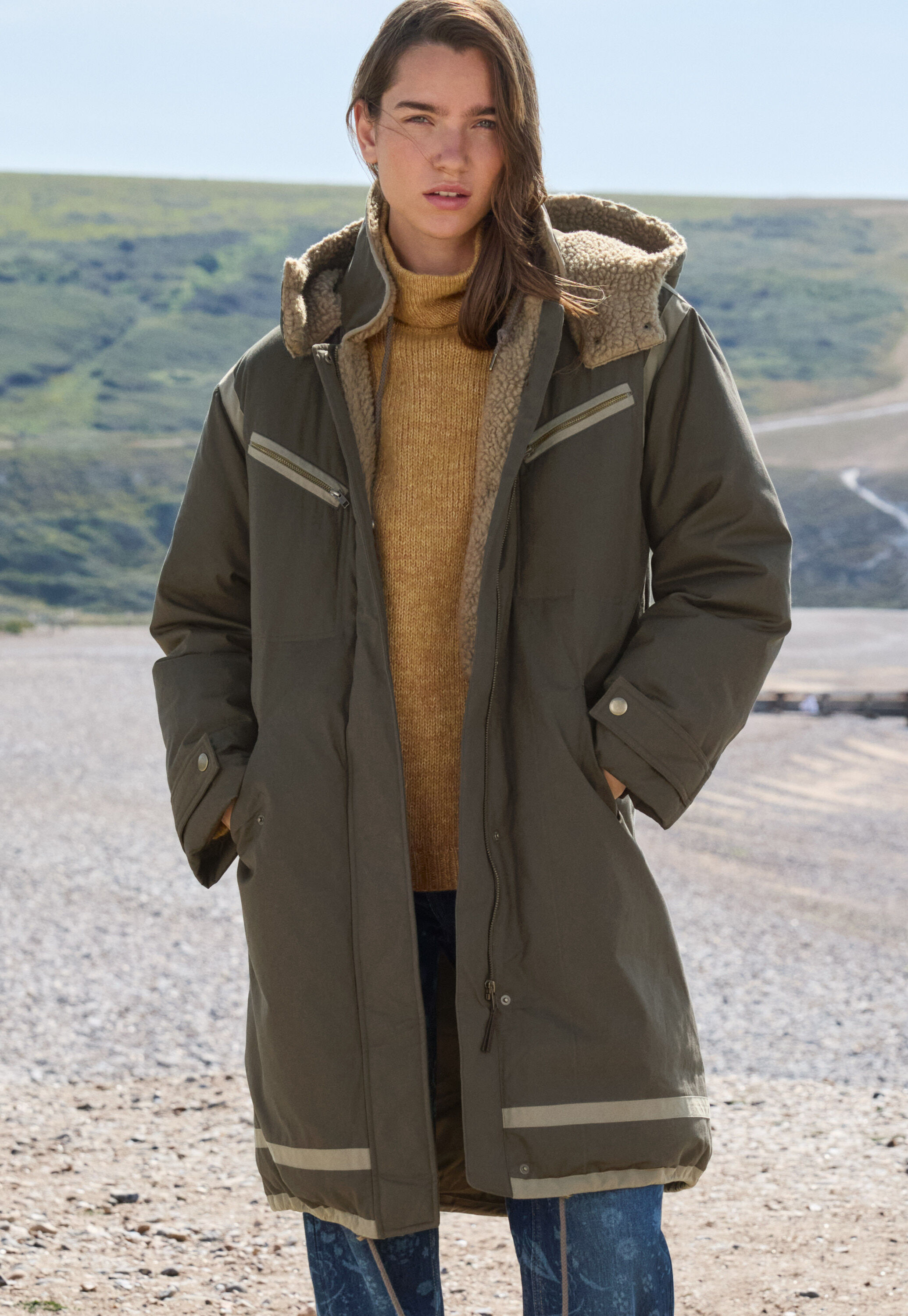 Borg parka