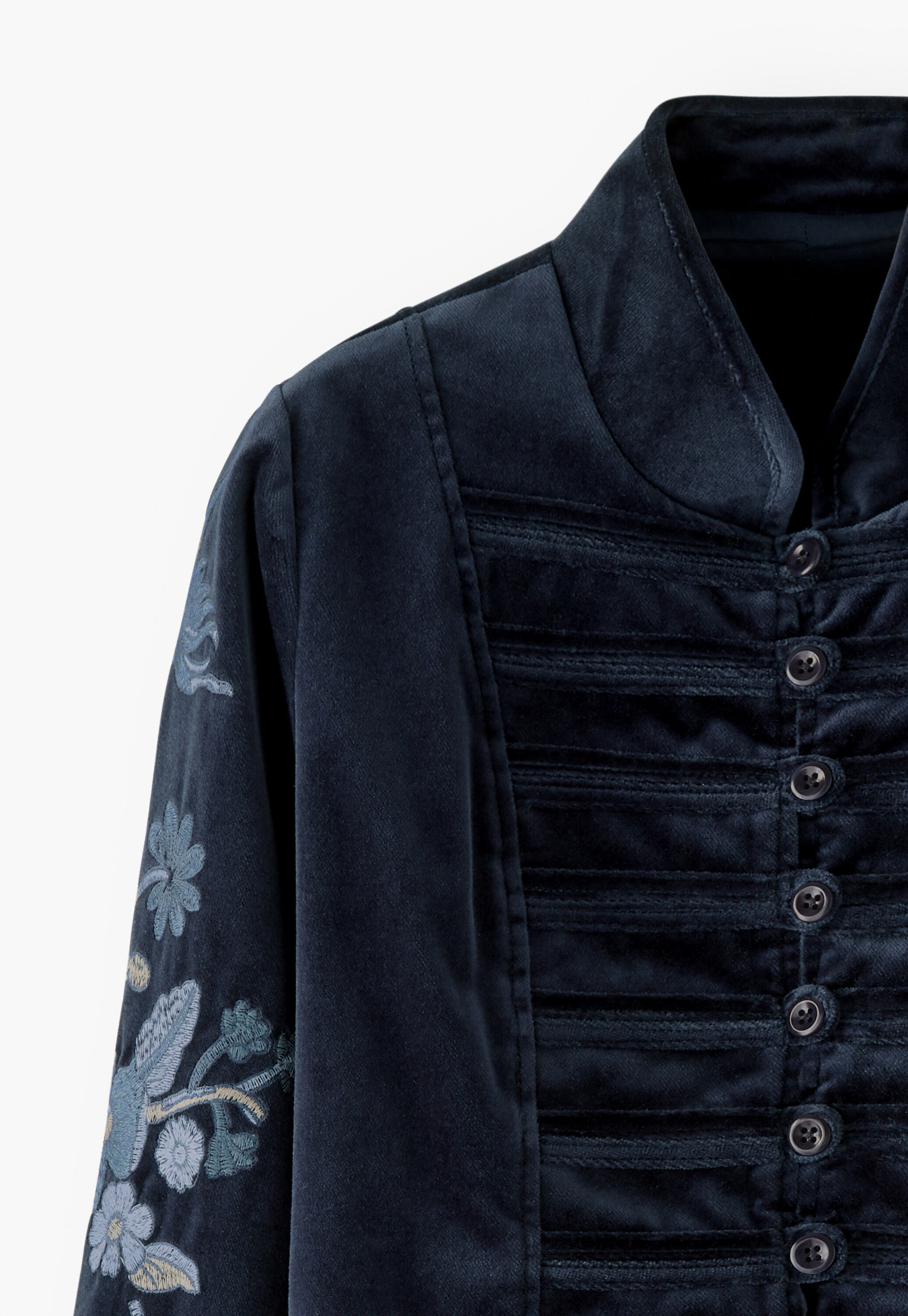 Embroidered jacket, Midnight, large