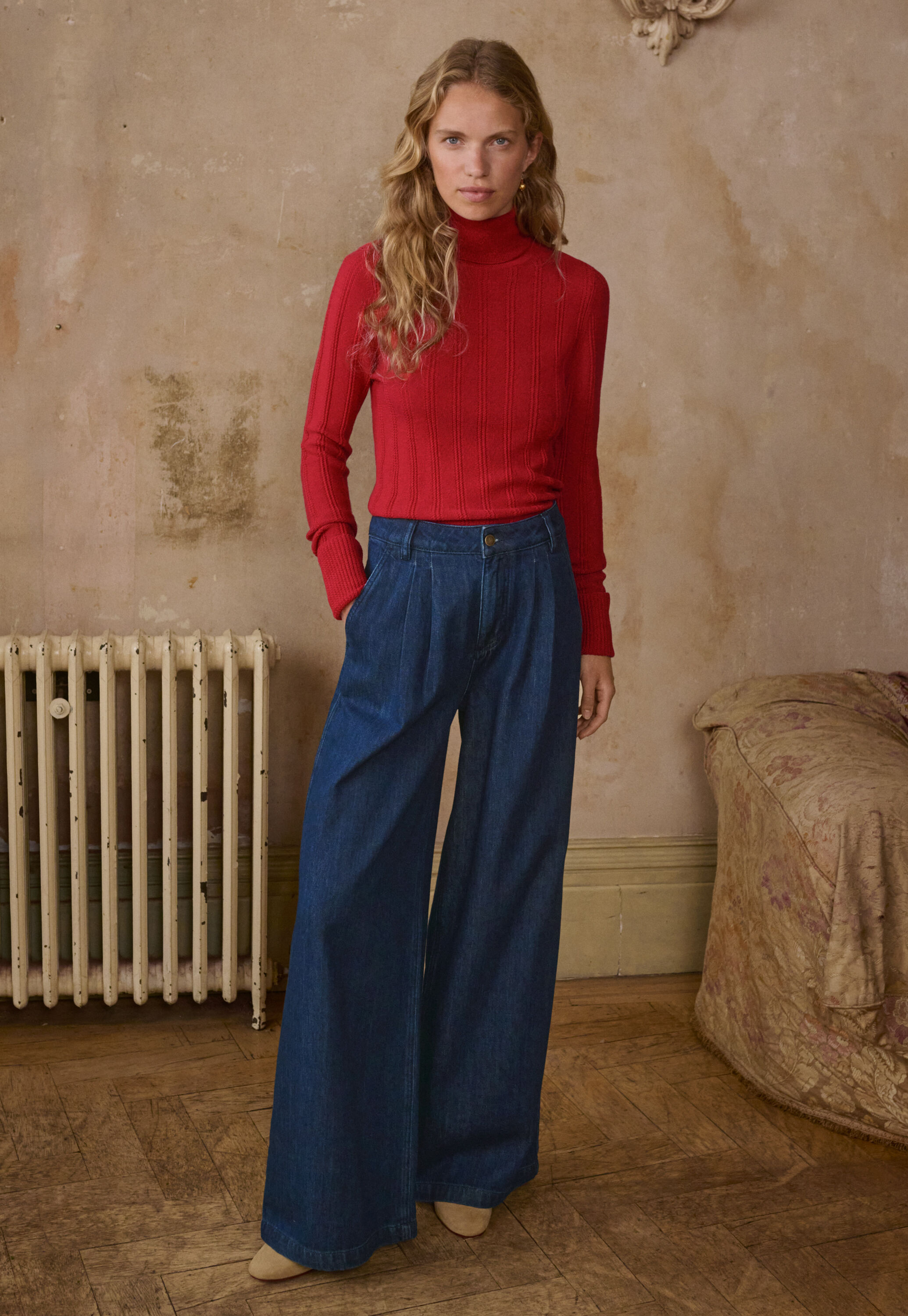Roll-neck sweater