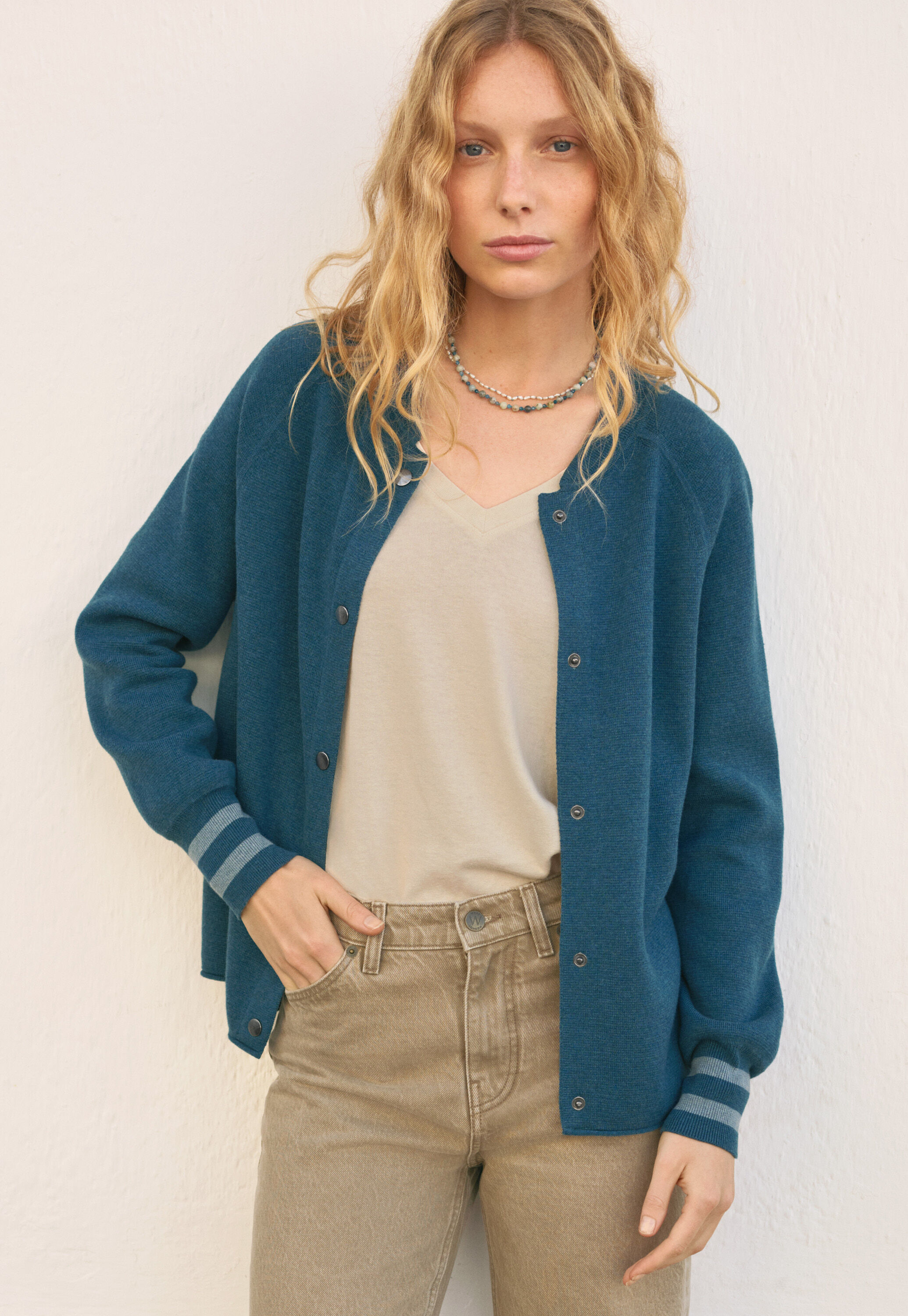 Quilted embroidered jacket