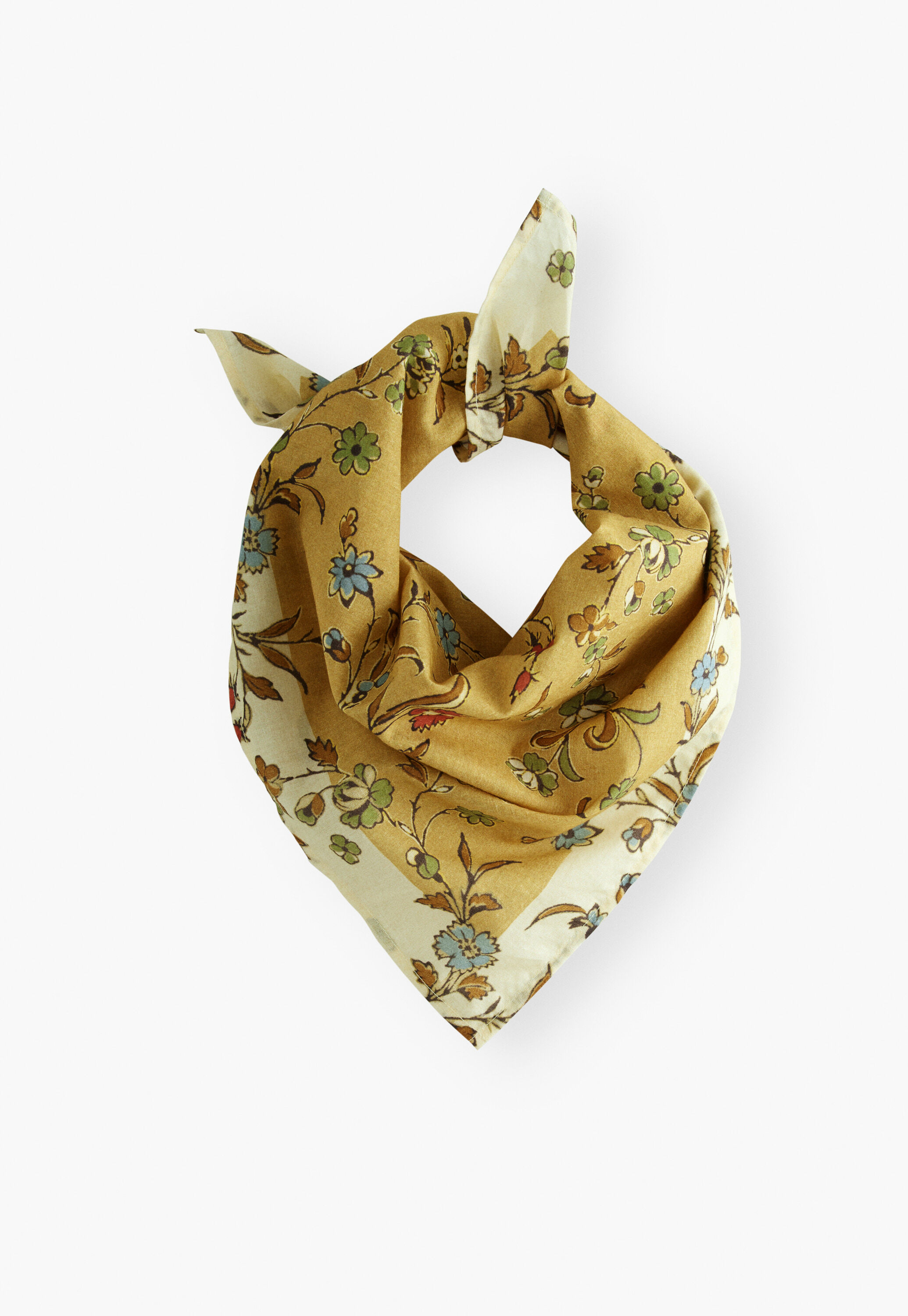 Square scarf, Sunshine yellow, large