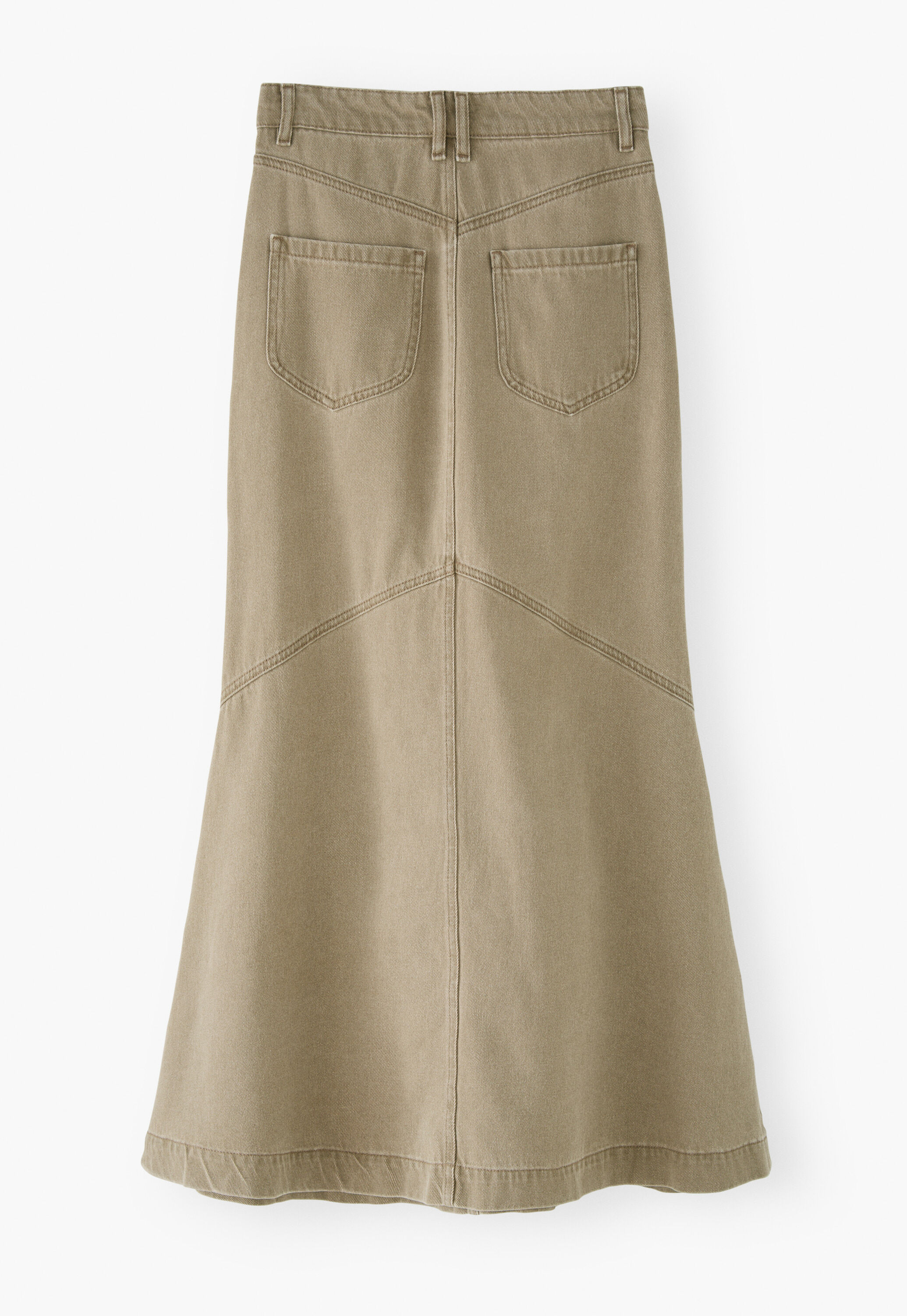 A-Line denim skirt