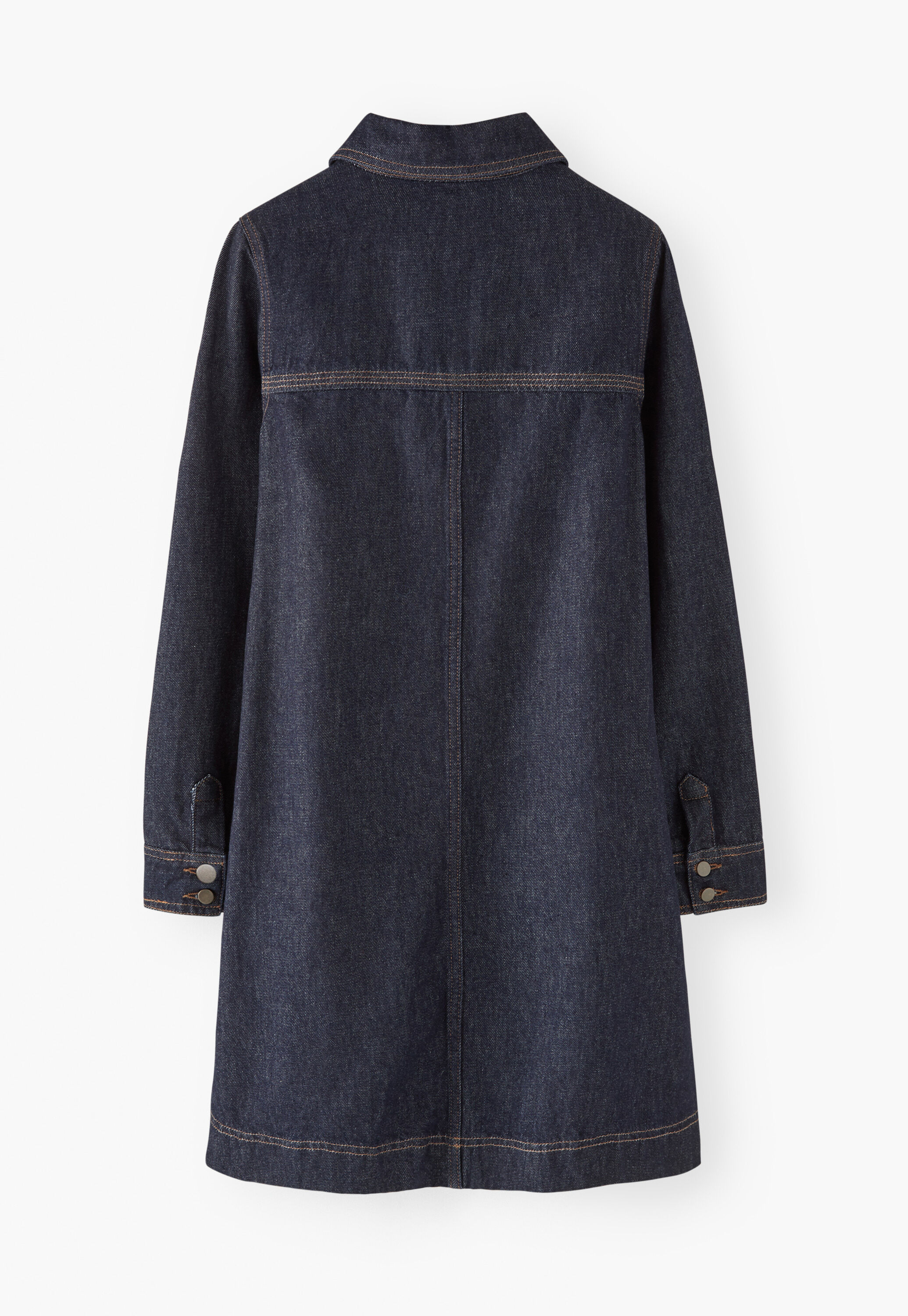 Denim A-line dress