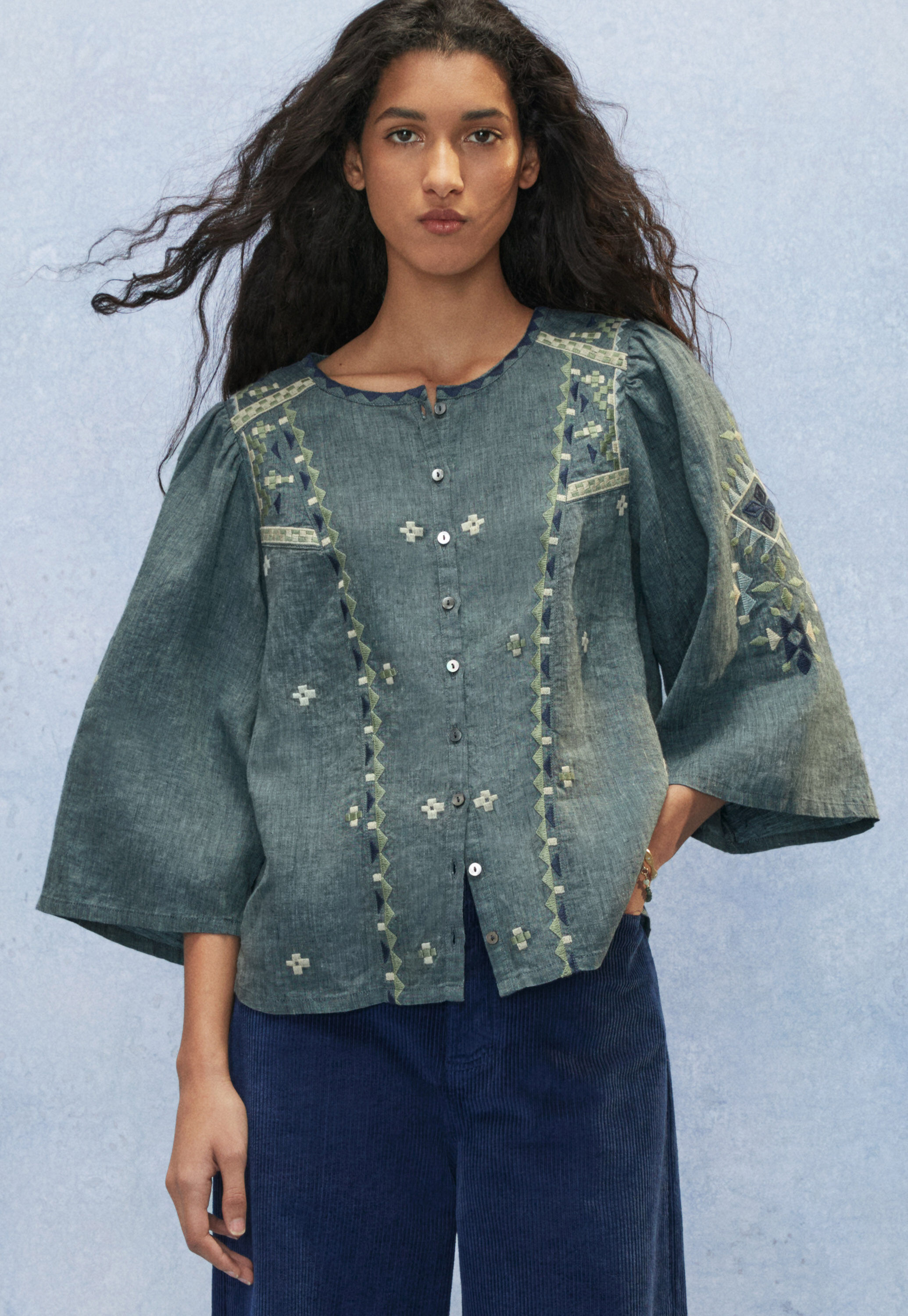 Embroidered blouse