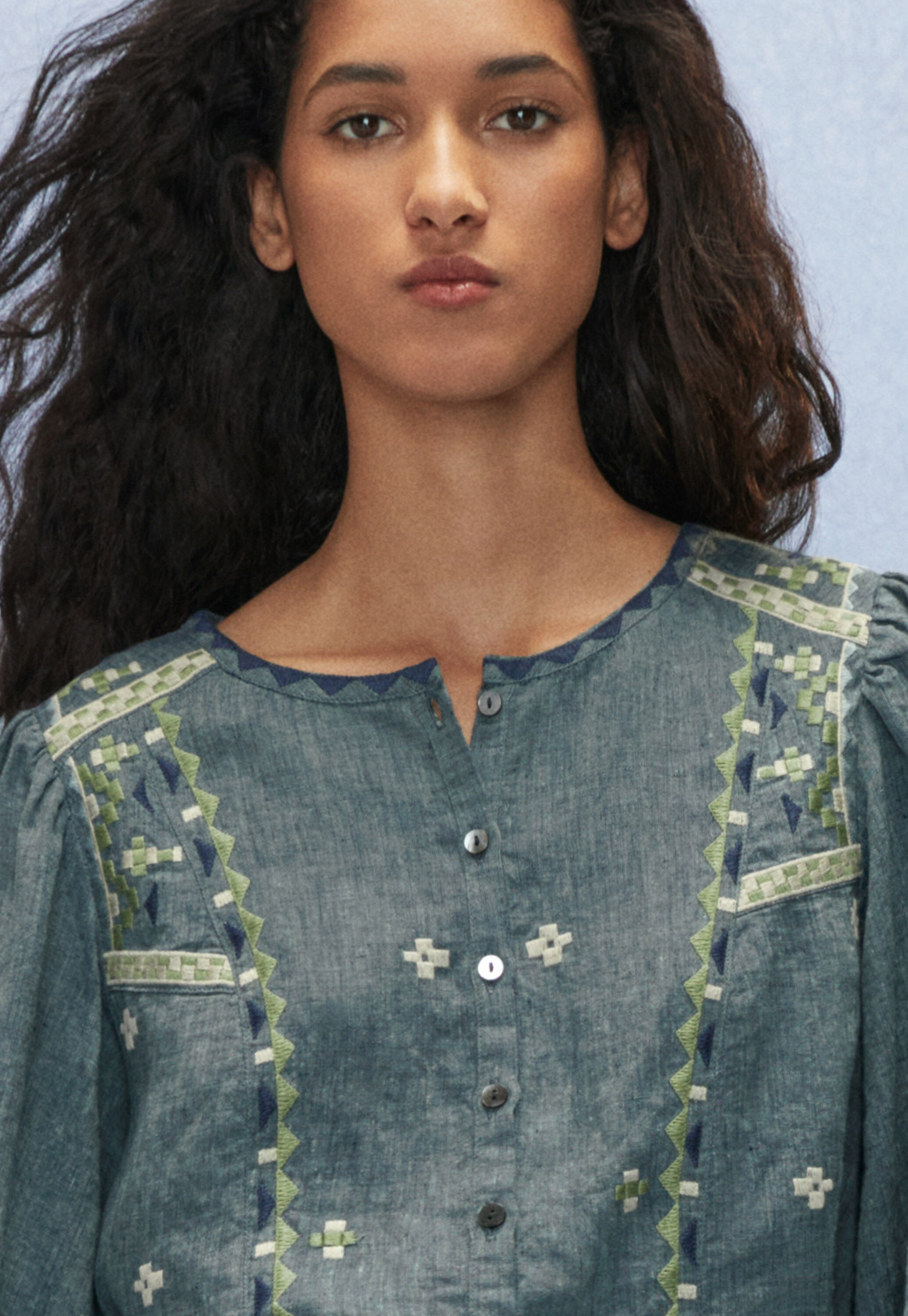 Embroidered blouse