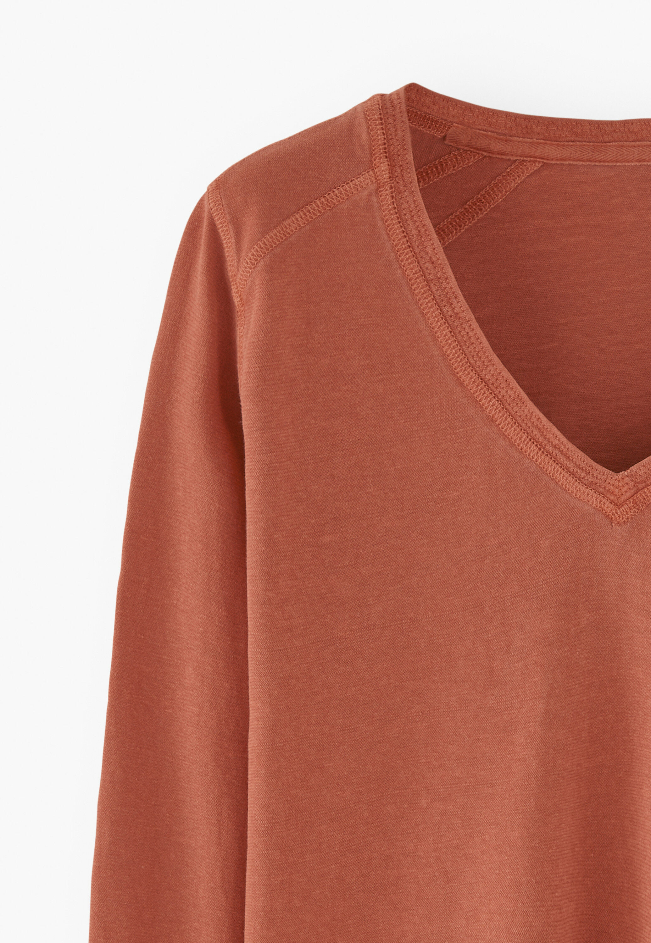 V-neck top