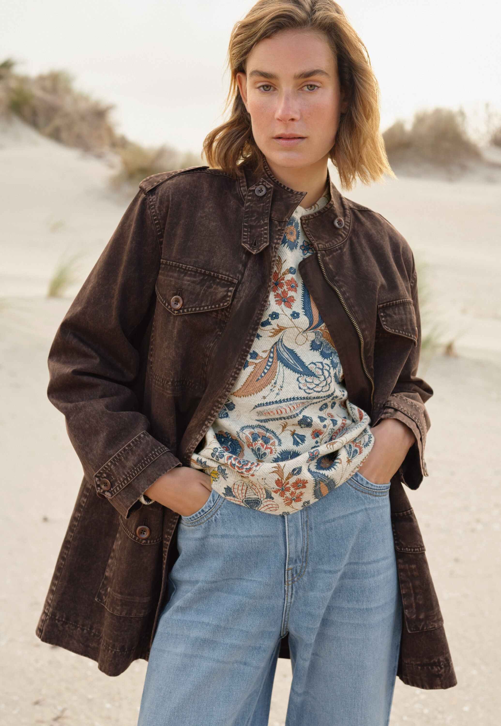 Printed jersey sweatshirt