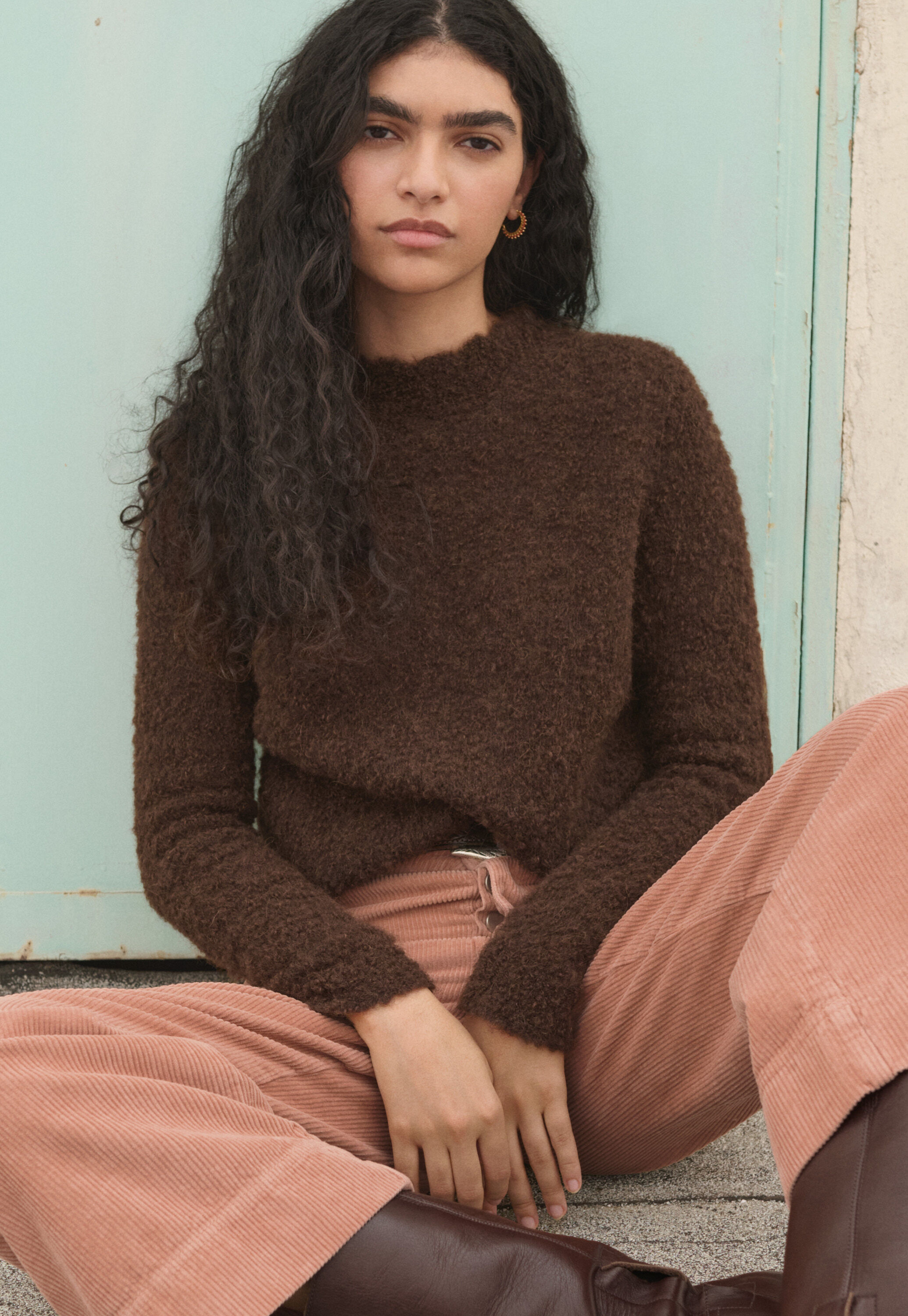 Round-neck sweater