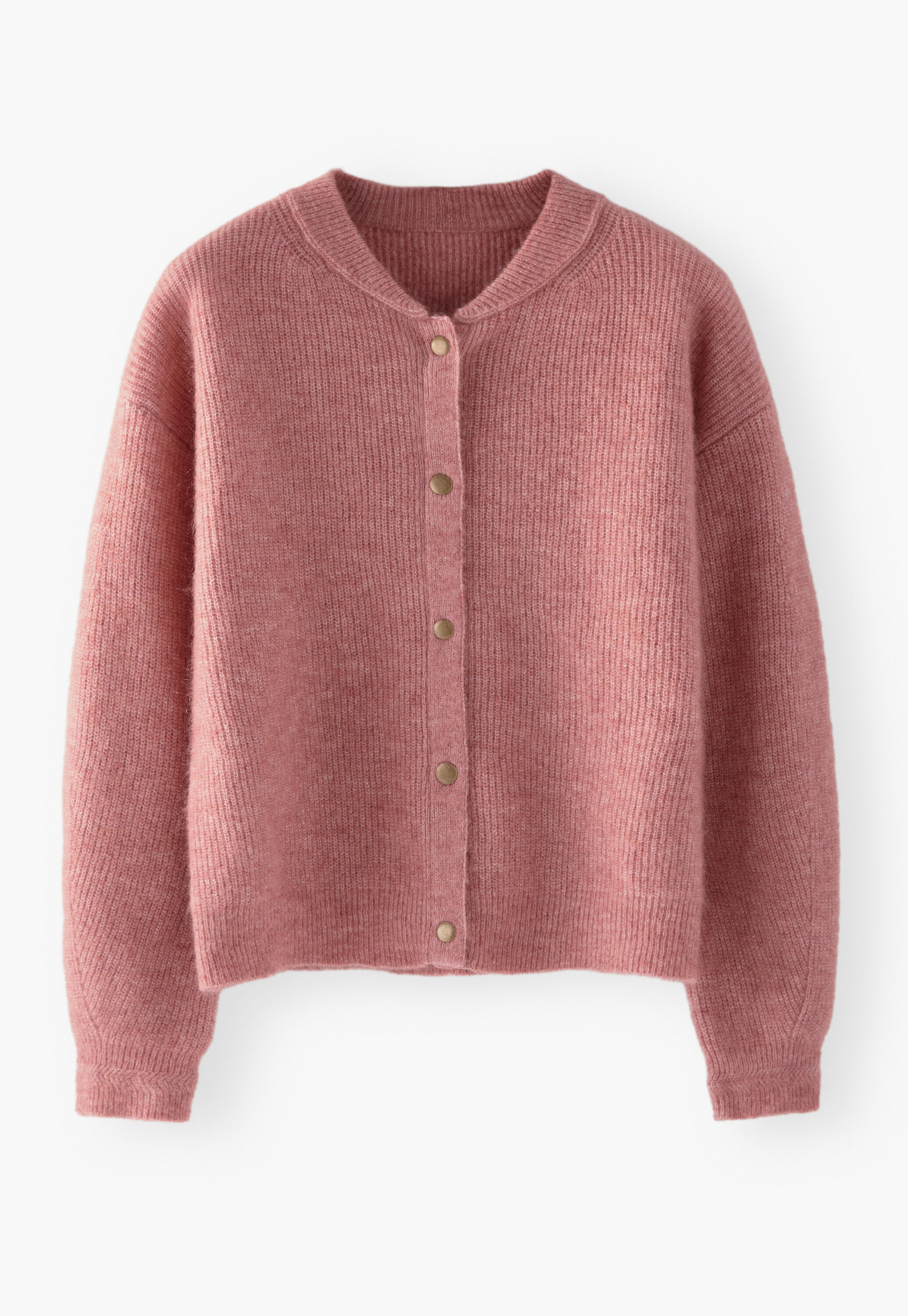 Rib-stitch bomber jacket