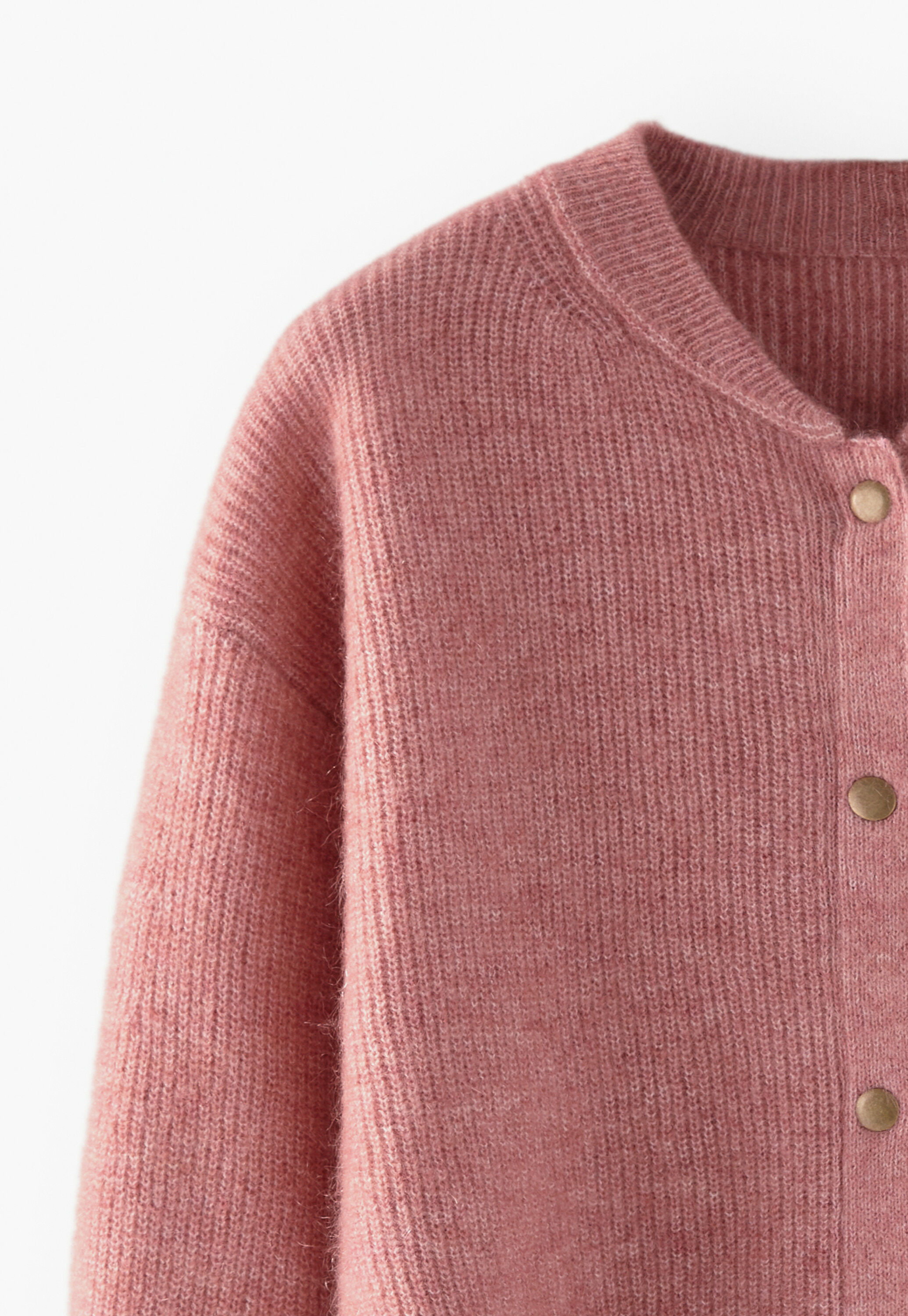 Rib-stitch bomber jacket