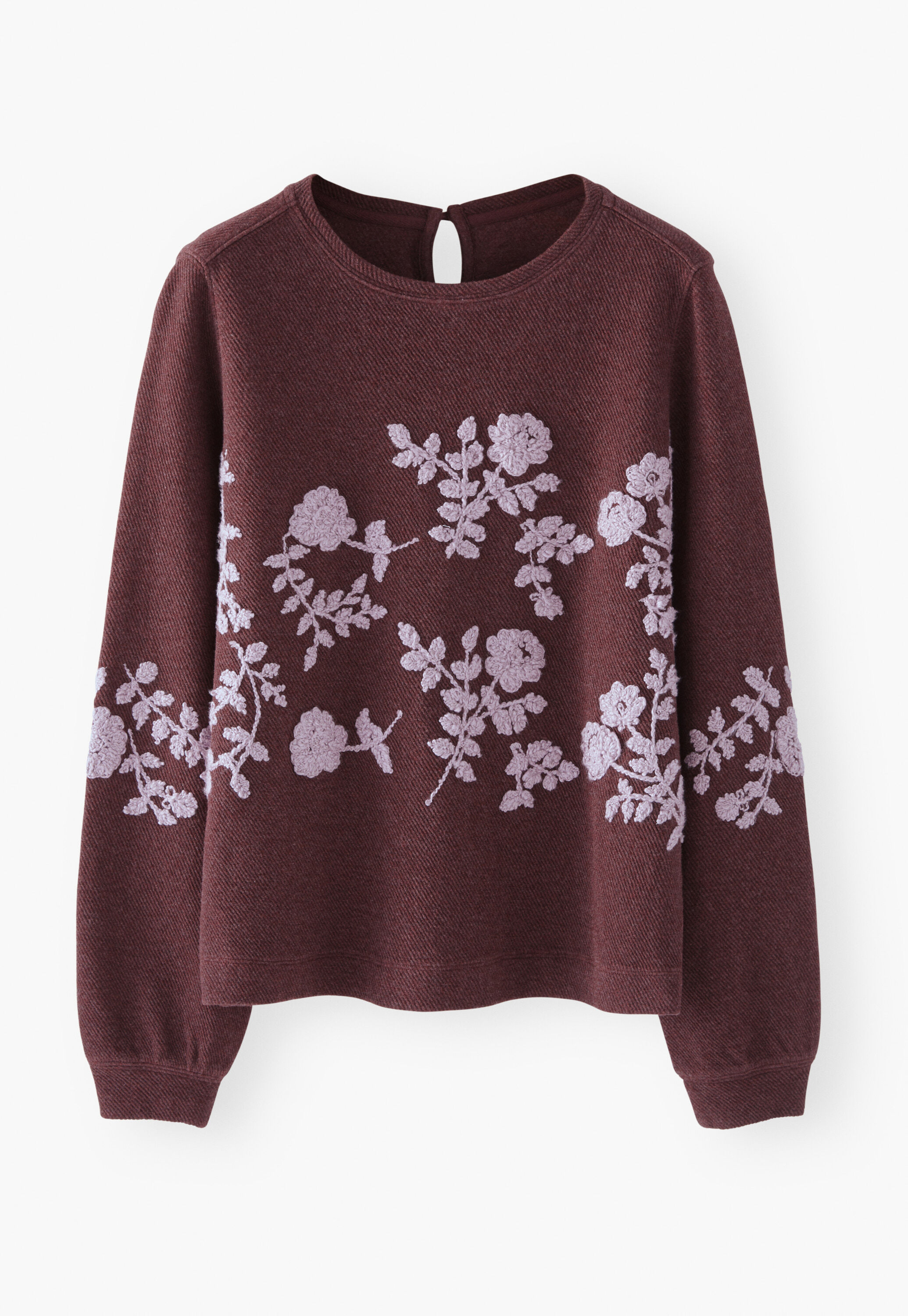 Embroidered sweatshirt