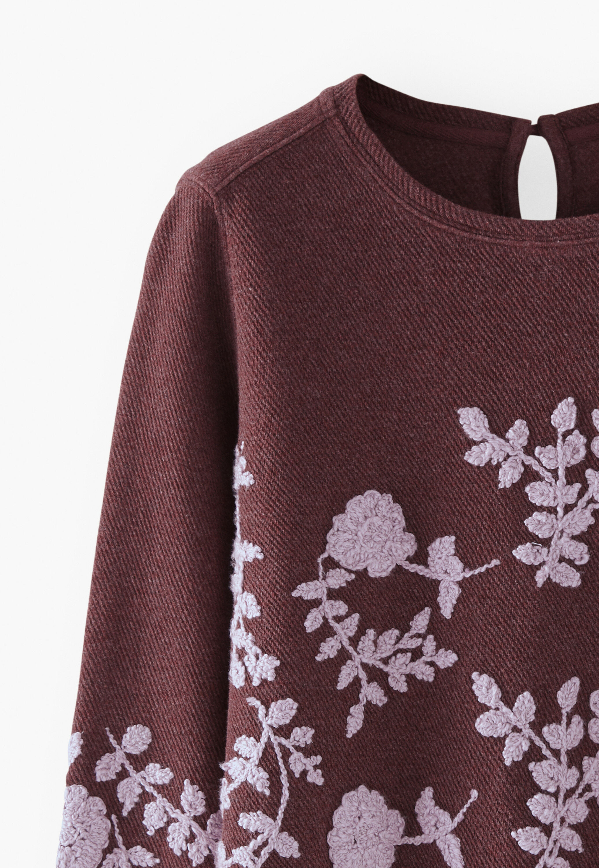 Embroidered sweatshirt