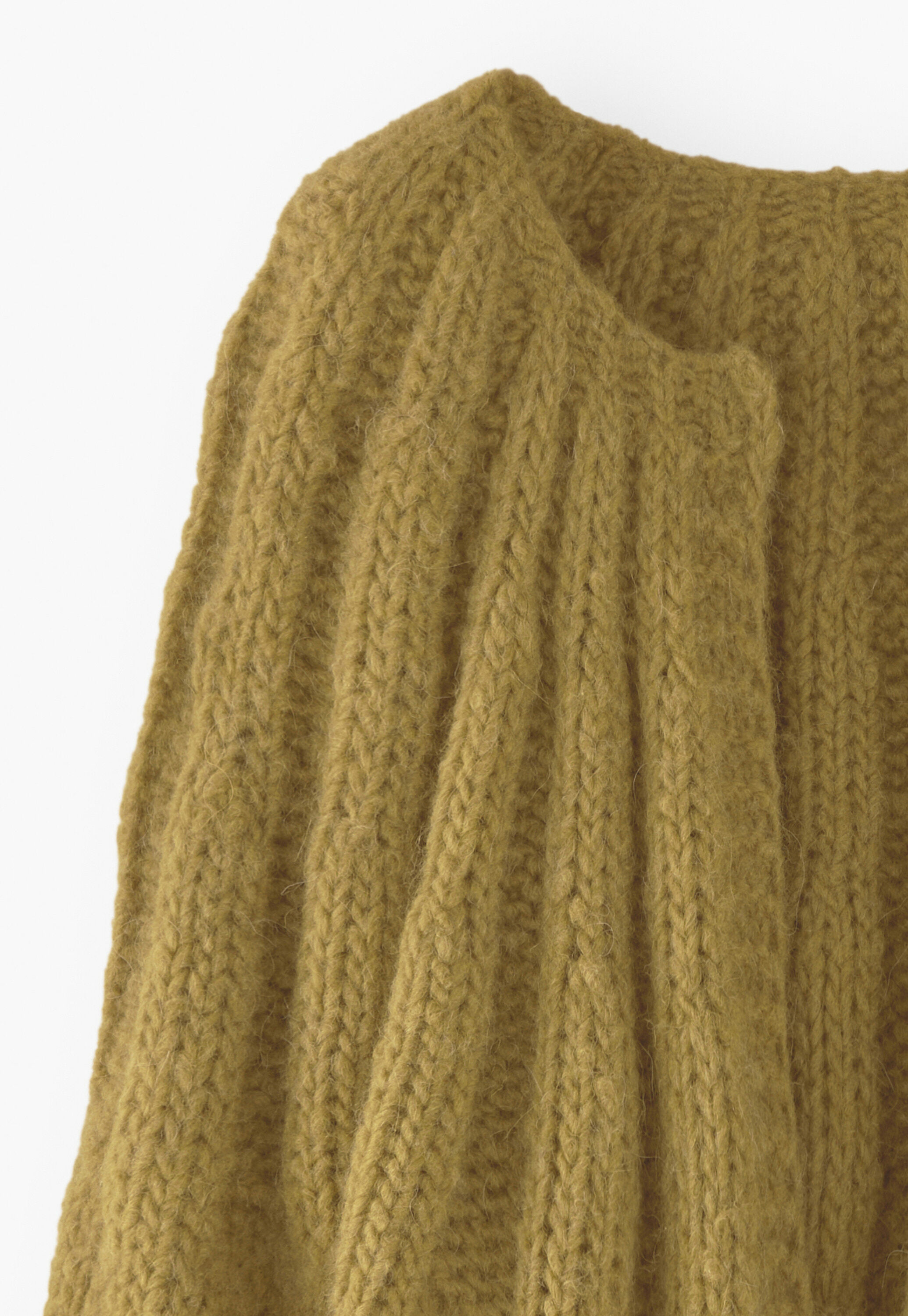 Hand-knit cardigan