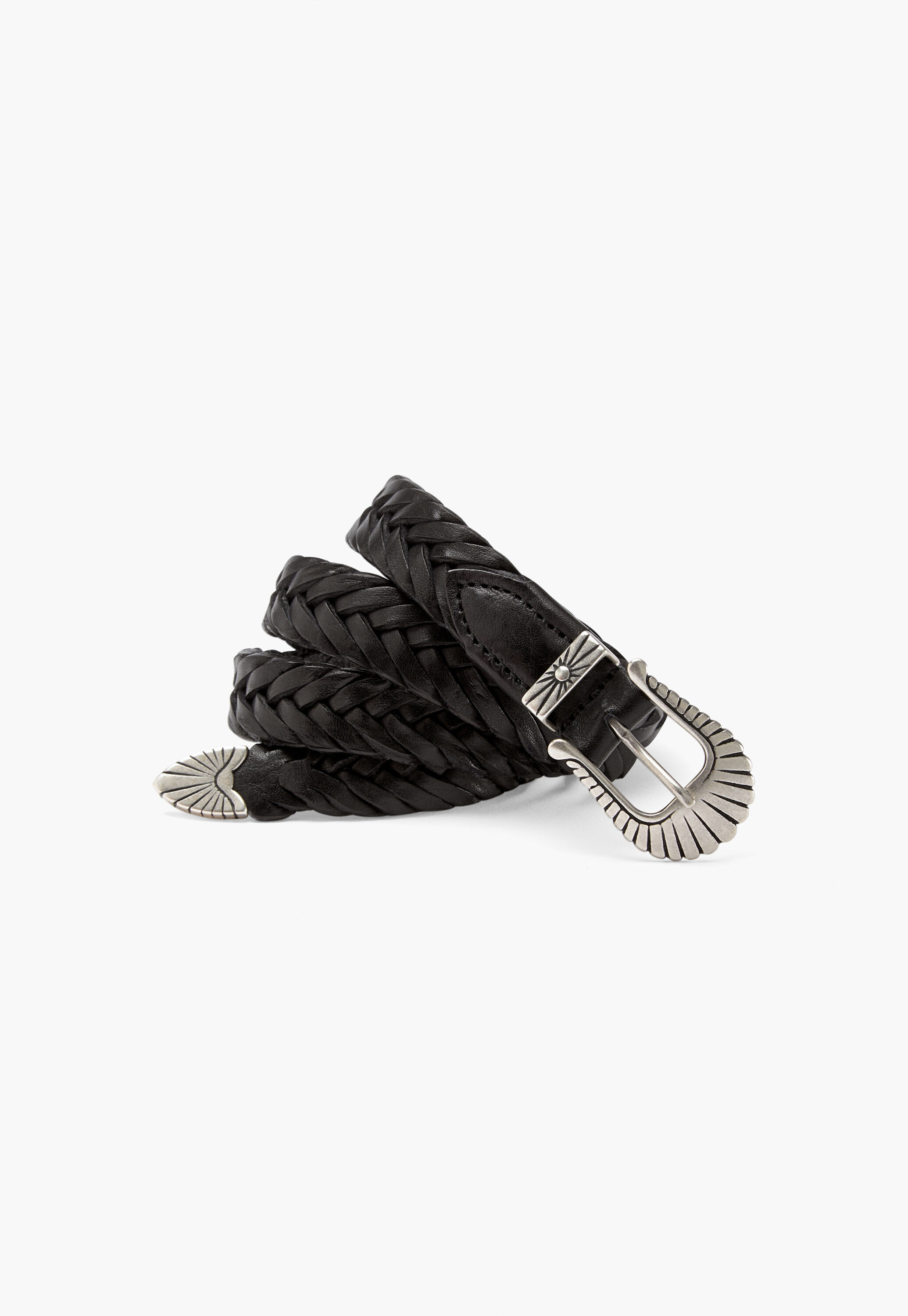 Plaited belt