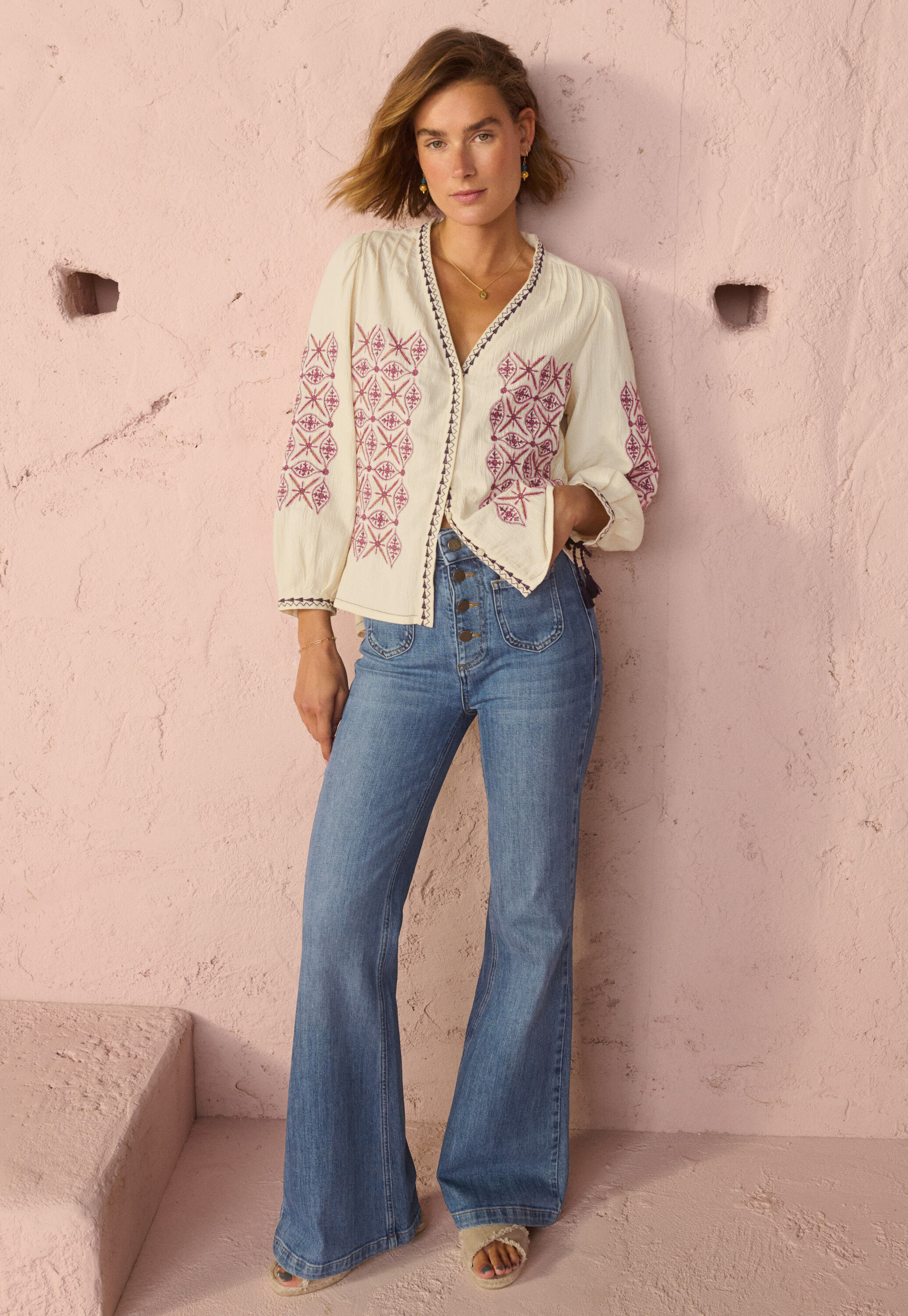 Embroidered blouse
