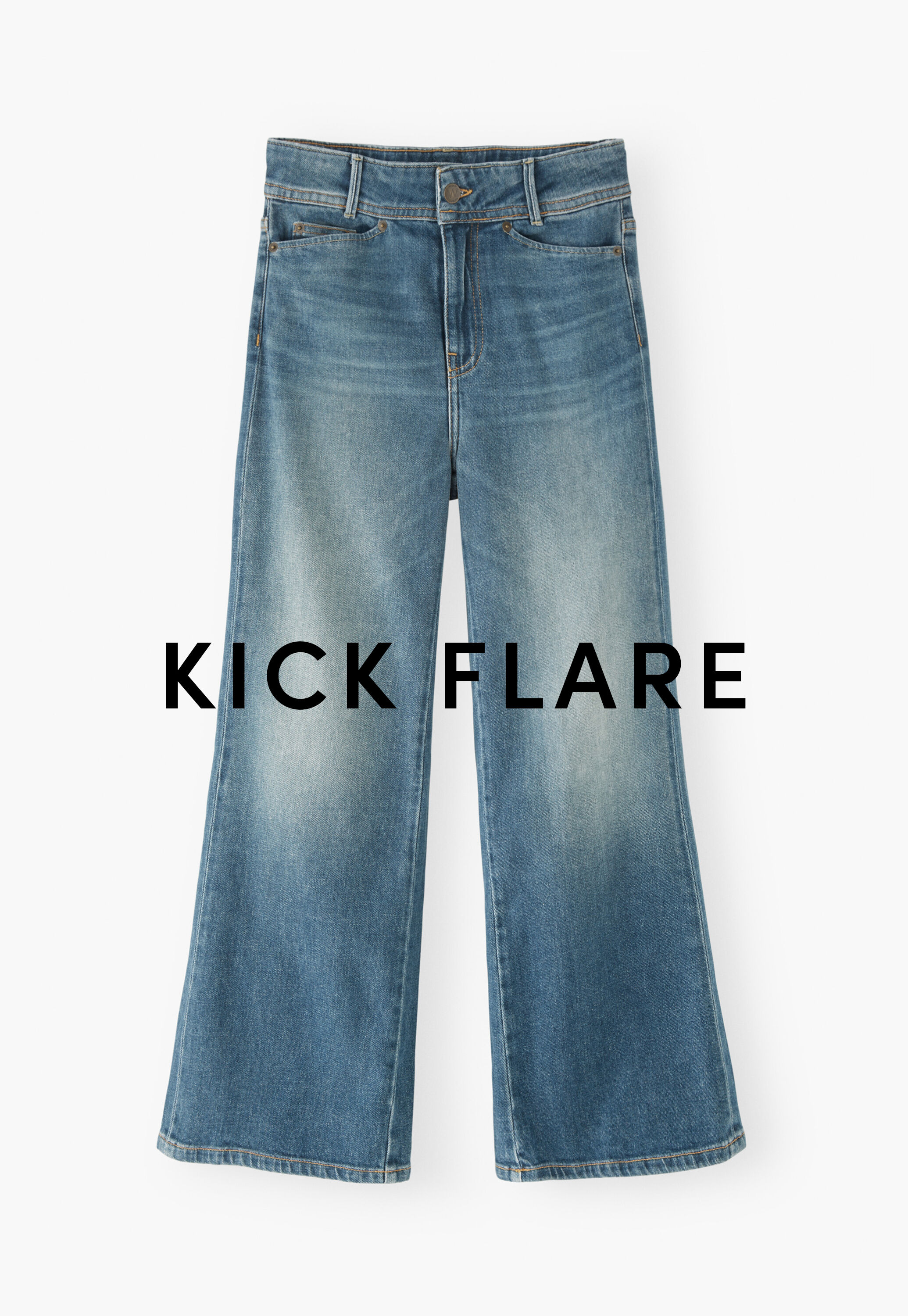 Kick flare jeans