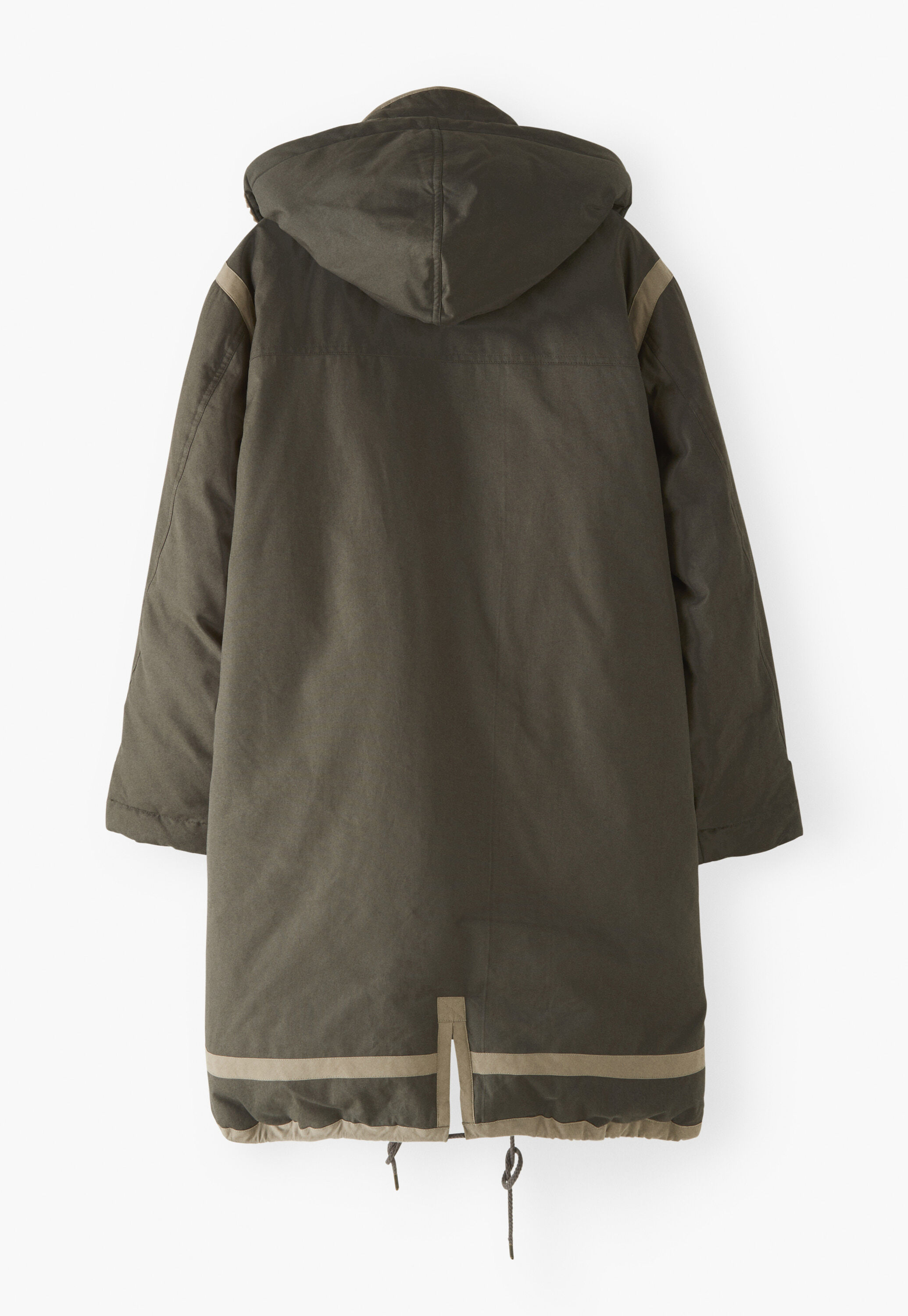 Borg parka, Dark khaki, large