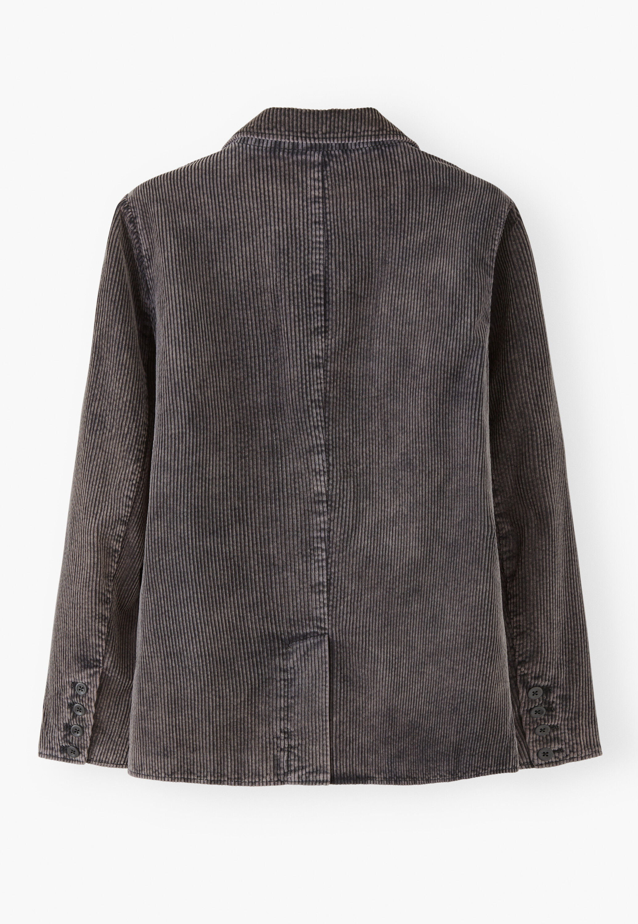 Cord blazer, Charcoal, large