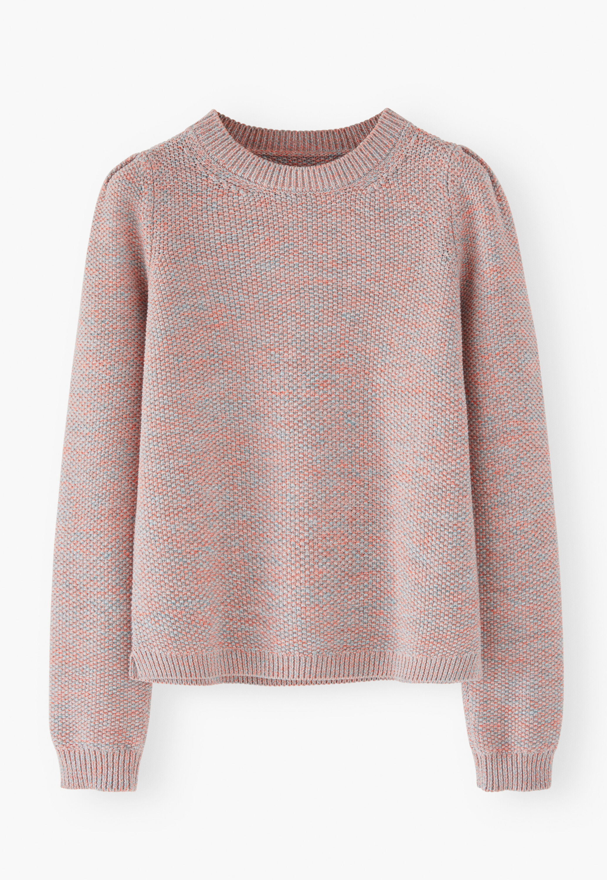 Moss-stitch sweater