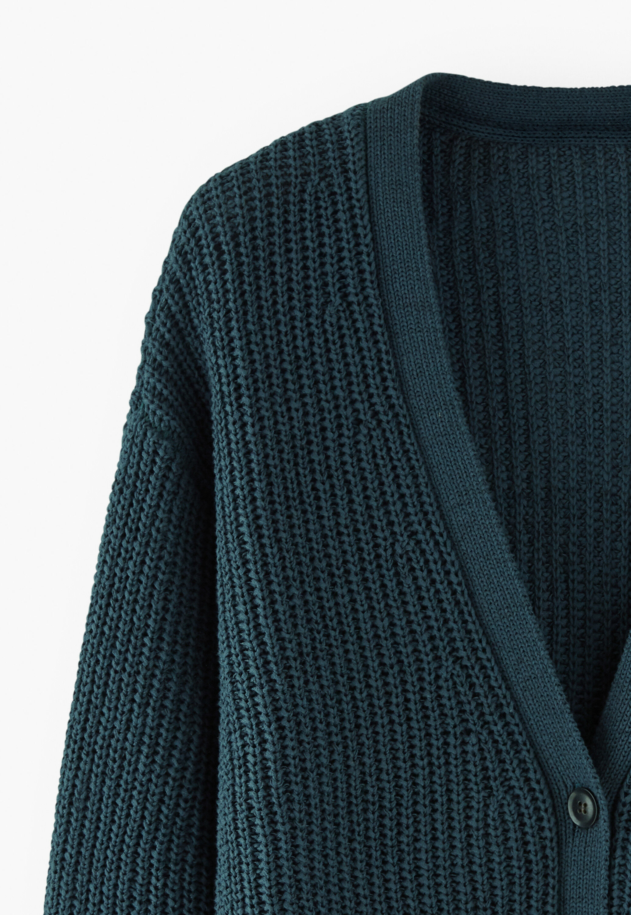 V-neck cardigan